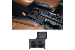 Aunginsy Car Central Control Cup Holder Compatible with Ford Maverick 2022 2023 2024 Car Front Seat Armrest Box Dual Cup Holders Insert Expander Organizer Tray Drink Water Bottle Holder Accessories