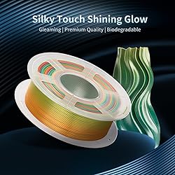 ANYCUBIC Silk Filament, Clog-Free Shiny FDM Printer