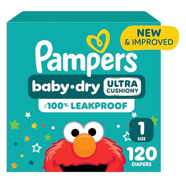 PAMPERS DIAPERS – BABY DRY – SIZE 1,...
