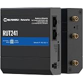 Teltonika RUT241 Industrial 4G LTE Router &ndash; Compact &amp; Rugged Wireless Router with Ethernet, WiFi, VPN, RMS Support, Remote Monitoring, and IoT Connectivity (RUT241098000)