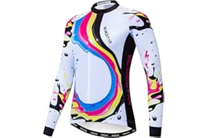 JPOJPO Cycling Jersey Women Bicycle Team Long Sleeve Racing Bike T-Shirt Warm Clothing Sport Tops
