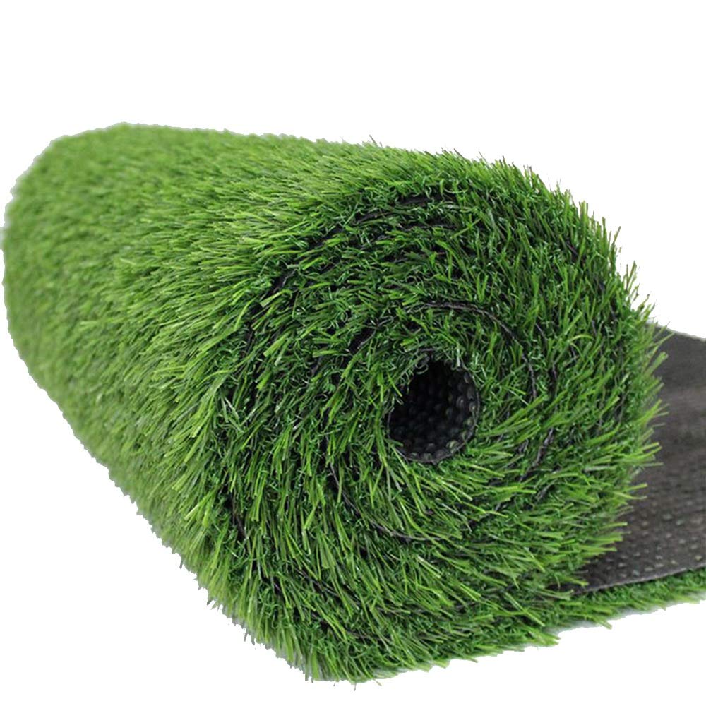 Artificial Grass Turf Artificial Grass Carpet Outdoor Fake Grass Mat Lawn - Green High Density Natural Realistic Looking Garden Synthetic Turf For Dogs Pets 20/30mm Pile Height