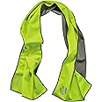 Ergodyne Chill Its 6602MF Cooling Towel, Soft Microfiber Material, UPF 50+,Lime,41" x 9.84"