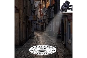 HEVMEVENI 100W LED Logo GOBO Projector Including Free Custom GOBO to Projector Image for Warning Sign Hotel Car Wash Company Store Outdoor Use