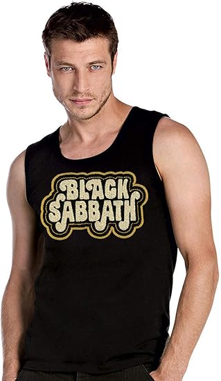 Black Sabbath Rockband Music Schwarze ärmellos T-Shirt ...