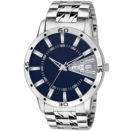 Day & Date Blue Dial Watch for Mens and Boys - LRM-102