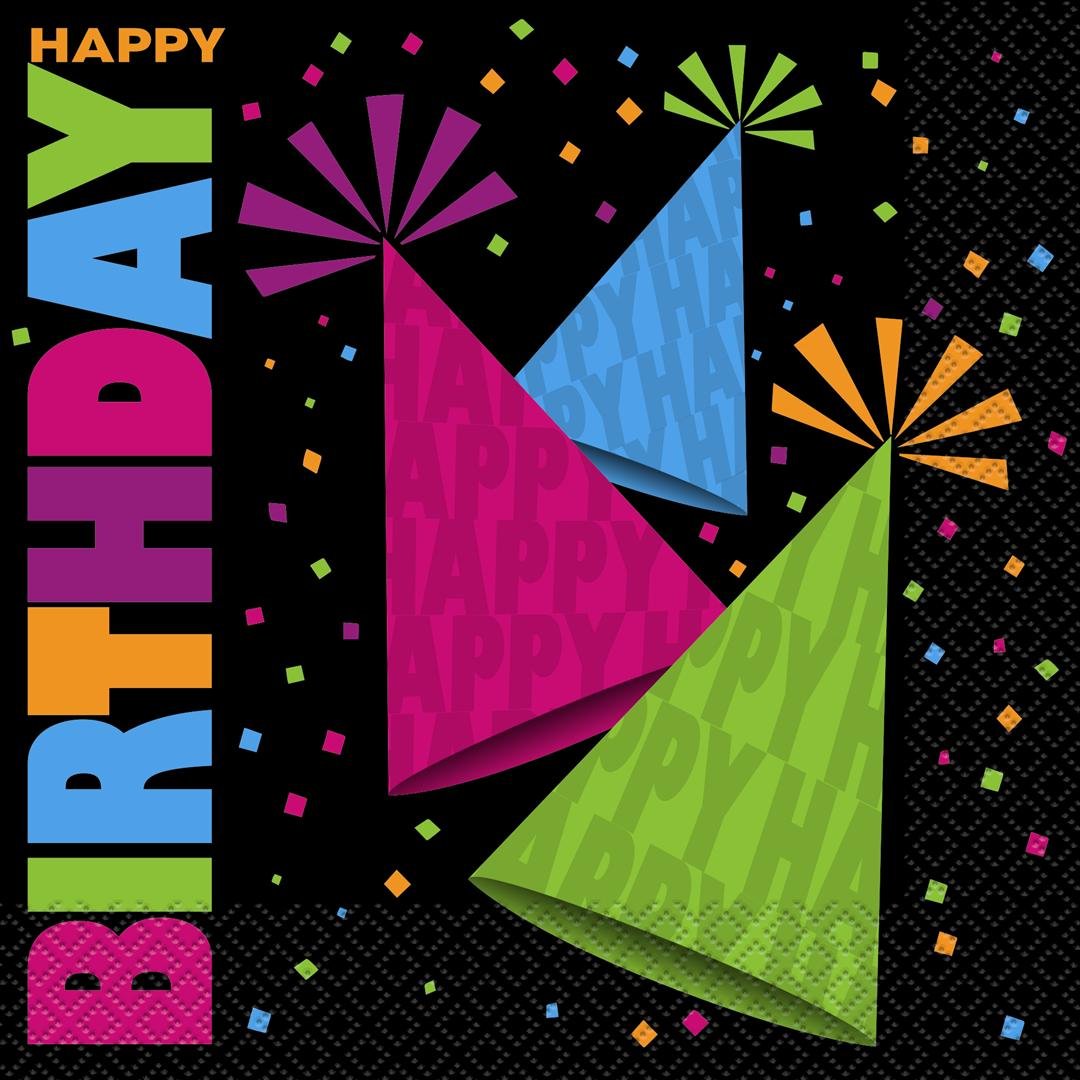 Neon Party Paper Napkins, Pack of 16 Amazon.co.uk Toys & Games