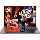 Lenovo IdeaPad Business Laptop with Office 365 for Web - 15.6" FHD Touchscreen - Intel 10-Core i5 (Outperforms i7-1255U) - 12GB RAM - 1TB Storage (512GB SSD w/ 512GB External) - no Mouse