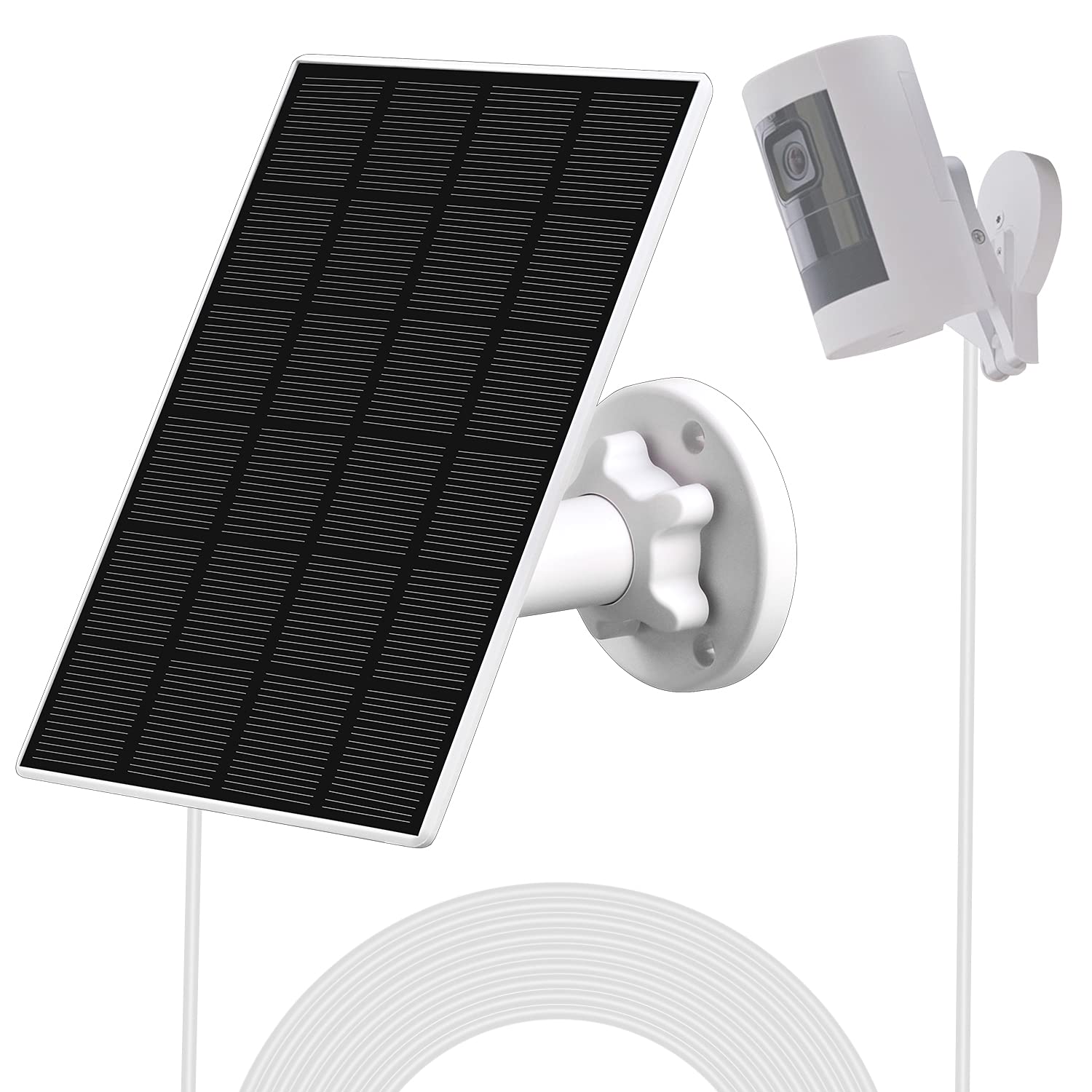 PowGrow Solar Panel for Ring Camera, Solar Panel Compatible with