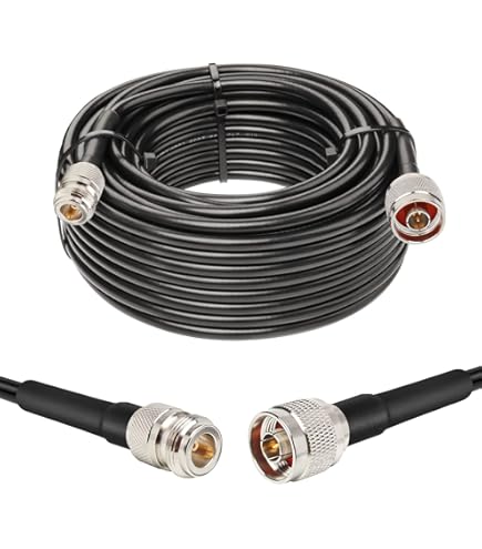 RP-TNC mâle vers RP-TNC femelle 7m câble coaxial - elastique HF-400-UF RP-TNC mâle vers RP-TNC femelle 7m câble coaxial - elastique HF-400-UF