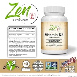 Zen Supplements - Vitamin K2 45Mcg