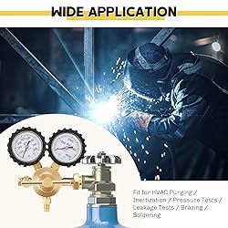 weyleity Nitrogen Regulator with 0-800 PSI Delivery