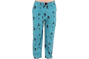 Lazy One Bear & Bigfoot Pajama Pants For Men, Men's Separate Bottoms, Lounge Pants, Funny, Humorous