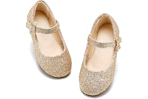 Kolan Toddler Little Girls Mary Jane Ballet Flat Soft Lining Dress Shoes