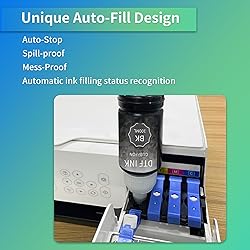Auto-Fill DTF Ink, GUBFFON 600ML Refill Ink for