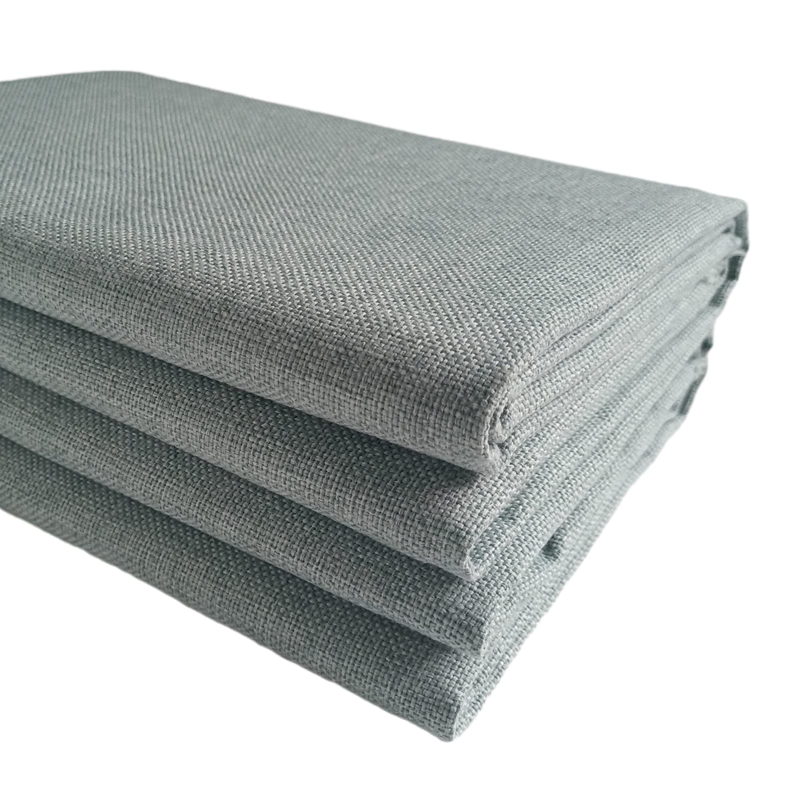 TinaKim Faux Slub Linen Type Cloth Fabric for Sofa Chair Upholstery Material (Light Green 13, 3 Yard (57x 108 inch)) — image 1