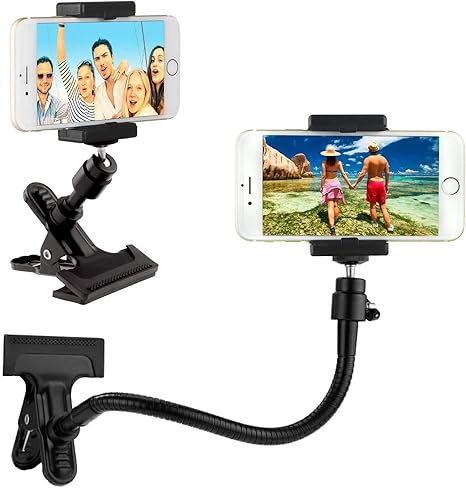 Camkix Support De Telephone Appareil Photo Avec Col De Cygne Flexible Et Pince Forte Pour La Photographie Mobile L Enregistrement L Observation De Videos Navigation Gps Support Pour Trepied Amazon Fr High Tech