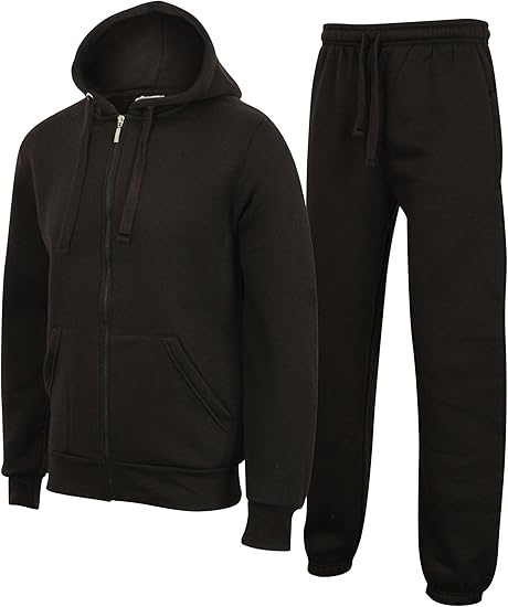 mens fleece tracksuit set