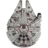 Disney Star Wars Millennium Falcon Aerial View Embossed Metal Sign | Vintage Millennium Falcon Wall Decor for Home