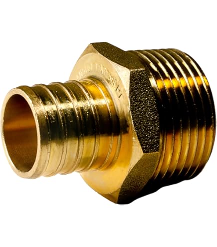5 Pezzi Gomiti A Goccia In Ottone Senza Piombo XFITTING - 1/2" PEX X 1/2" NPT Femmina - Foto 4