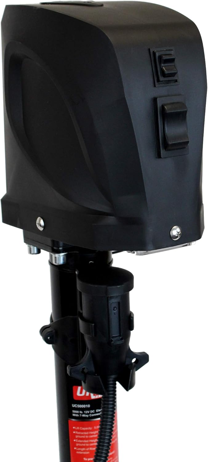 Uriah Products UC500010 Electric Trailer Jack (7-Way Connector, 5000 lb. 12V DC): Automotive