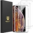 UNBREAKcable Screen Protector for iPhone XS Max and iPhone 11 Pro Max 2 Pack, 2.5D Tempered Glass for iPhone XS Max/11 Pro Max Anti-scratch, Anti-fingerprint, Bubble Free & Case-friendly