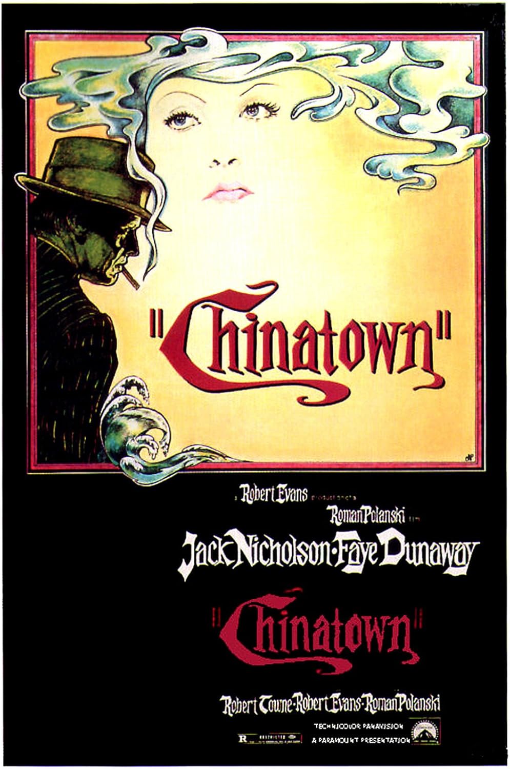 Chinatown Fridge Magnet 2.5 x 3.5 Jack Nicholson Movie Poster Magnetic Canvas Print