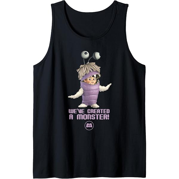 Amazon.com: Monsters Inc - Caution 2319 Tank Top : Clothing, Shoes & Jewelry