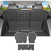 powoq Fuel Cargo Mat Compatible with 2023 2024 2025 2026 Honda CRV Trunk Mat Back Seat Protector TPE Cargo Liner Replacement for 2023-2026 Honda CRV Accessories
