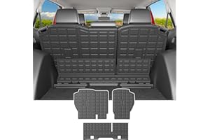 powoq Fuel Cargo Mat Compatible with 2023 2024 2025 2026 Honda CRV Trunk Mat Back Seat Protector TPE Cargo Liner Replacement for 2023-2026 Honda CRV Accessories