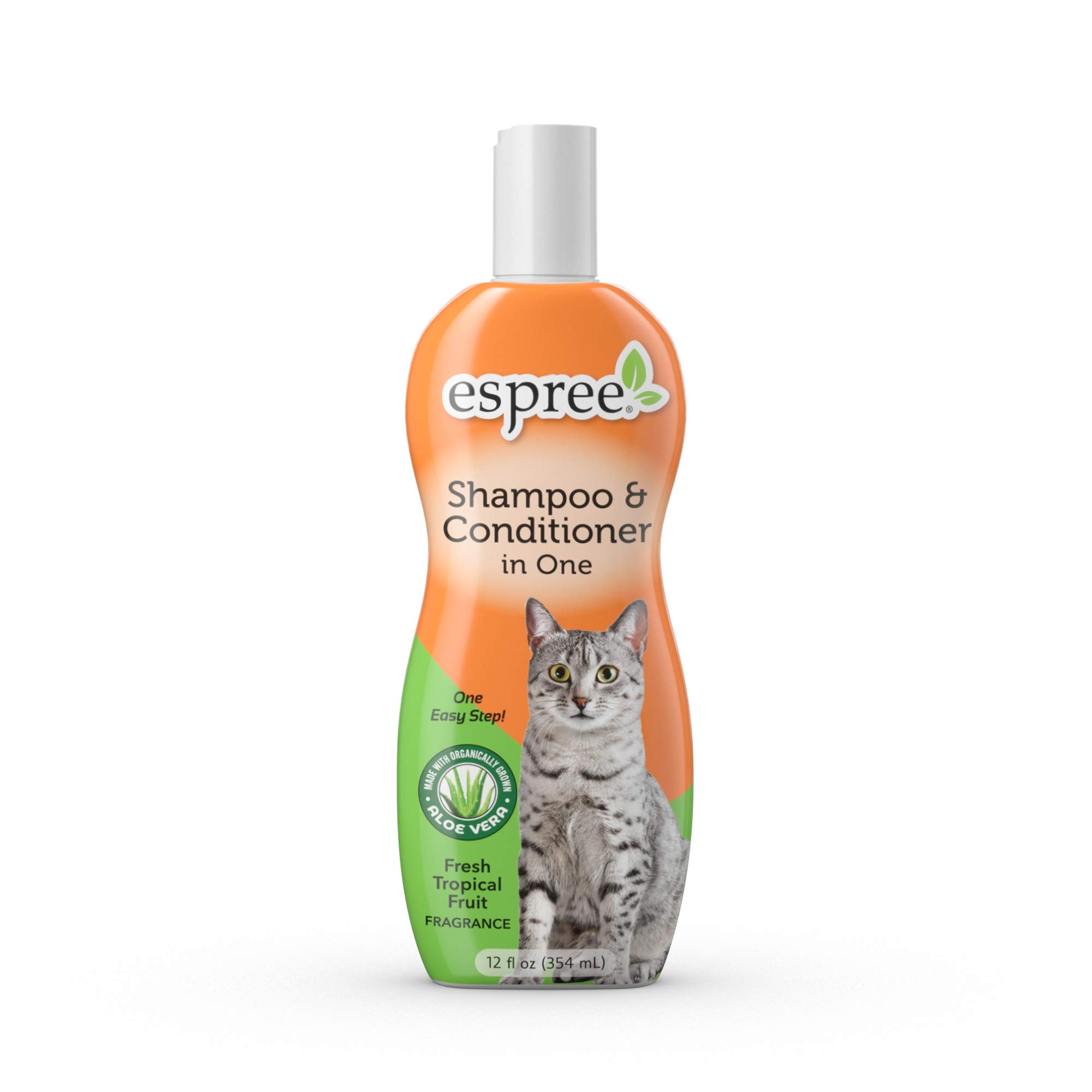 Espree Natural Shampoo & Conditioner In One for Cats / Aloe Vera, Panthenol & Jojoba / 354 ml