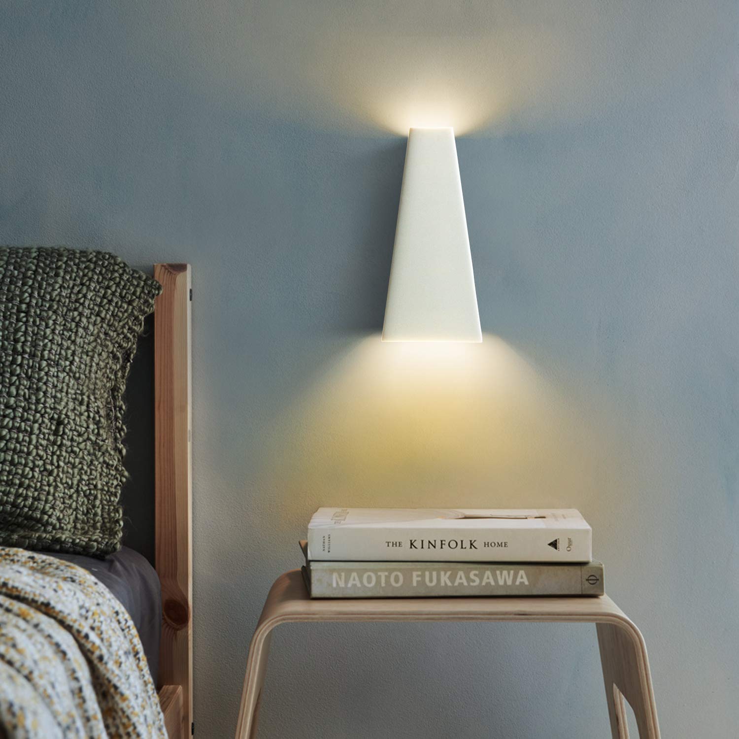 ZMH Wandleuchte Innen 7W Mordern Wandlampe Warmweiß Wandbeleuchtung als