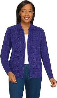 Chenille Cardigan Sweater Size 
