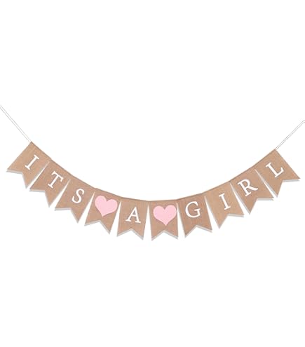 Baby Shower Decoration For Girl Pink Gold Balloons And It's A Girl Party Supplies Complete Set