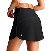 SANTINY Women's Swim Skirt with 2 Pockets High Waisted Tummy Control Tankini Swimsuit Bathing Suit Bottoms for Women