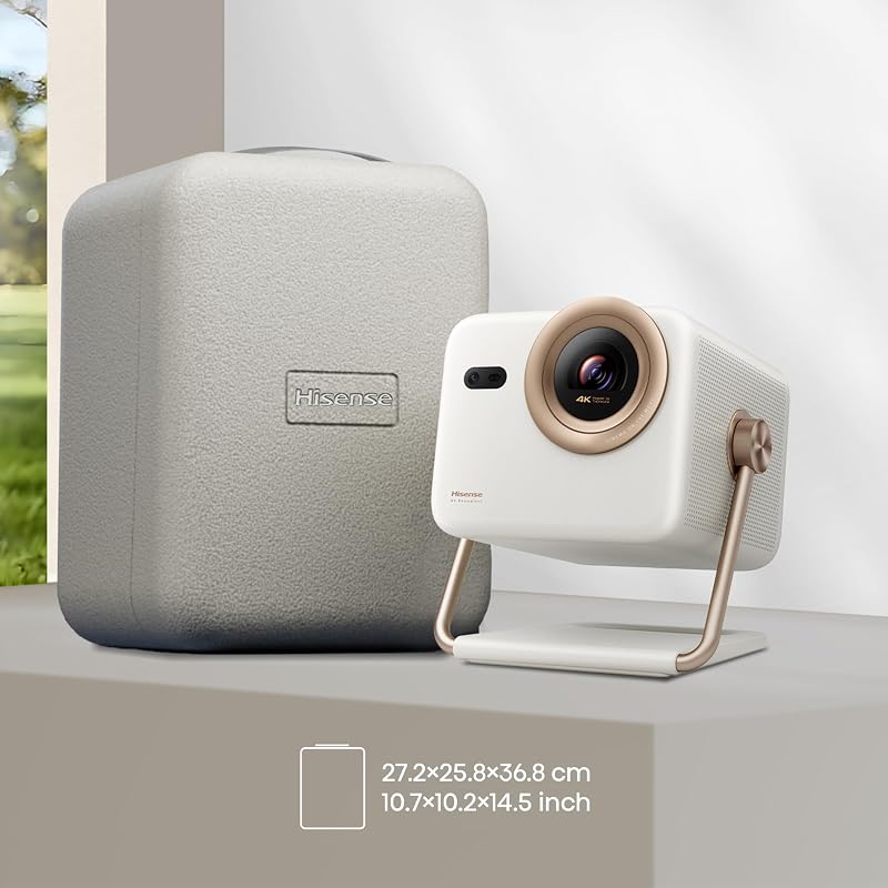M2SE Pro - Mini Projetor Laser Trichroma UHD 4K Smart TV, 65 a 200 polegadas, 1150 lúmens, Dolby Vision, áudio 2x10W, zoom ótico, autofoco, proteção ocular, correção automática keystone