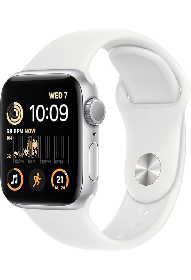 Apple Watch SE (2nd Gen) [GPS 40mm] Smart Watch w/Silver Aluminium