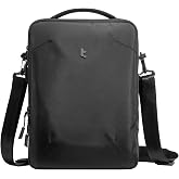 tomtoc 360 Protective Laptop Shoulder Bag for 15.6-16.2 Inch Laptop, Fit Acer Aspire 3/5/7, HP Pavilion 15.6, Dell Inspiron/XPS, ASUS ROG/TUF, Lenovo ThinkPad, Water-Resistant Accessory Case
