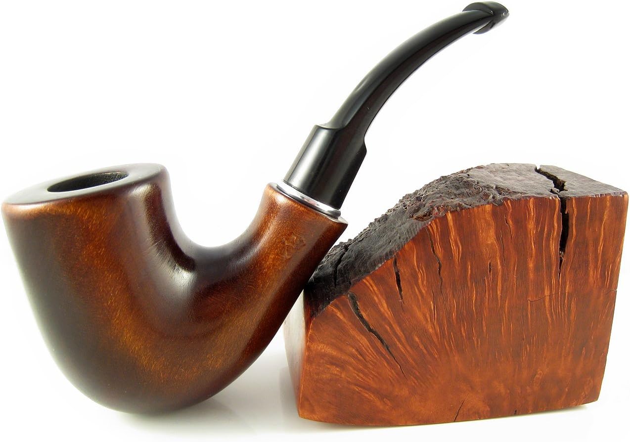 Fashion+Pipes Sherlock Holmes Pear Wooden Tobacco Smoking Pipe and Box