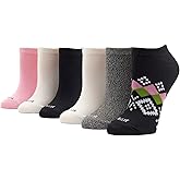 HUE Women's Supersoft No Show Liner Socks 6 Pair Pack