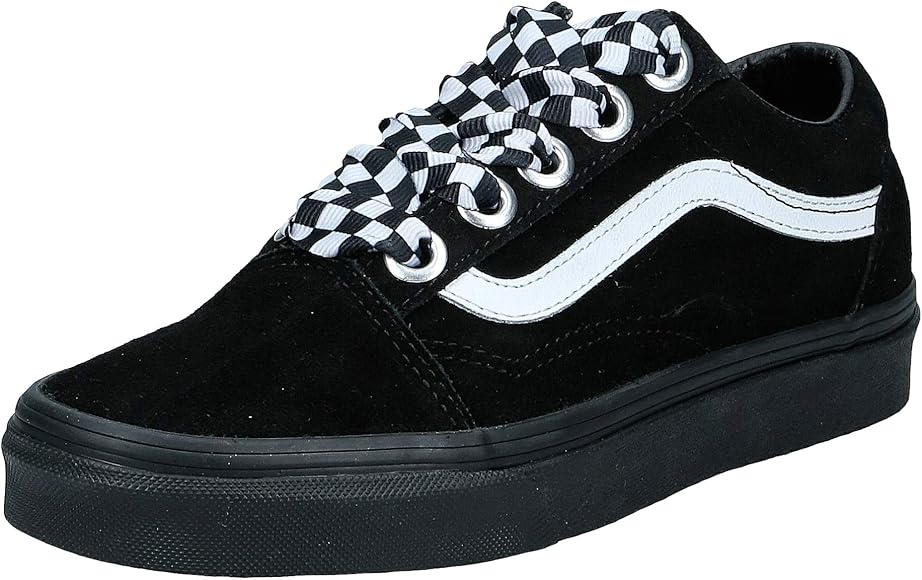 check lace old skool shoes