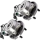 ECCPP 2-Piece 515065 Wheel Hub Bearing for Nissan Pathfinder 2005-2012 | for Nissan Frontier 2005-2017 6 lugs w/ABS Sensor Pre-Greased Sealed
