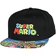 Nintendo Super Mario Youth Embroidered Character Group Boys Adjustable Snapback Hat Baseball Cap