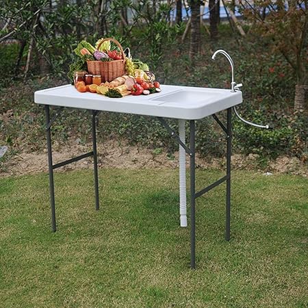 Amazon Com Ssline Portable Outdoor Fish Table Folding Camping