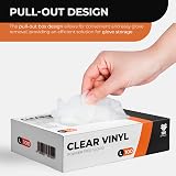 PRAIMA Clear Vinyl Gloves 100 Count Large Disposable Powder Free Latex Free view 4