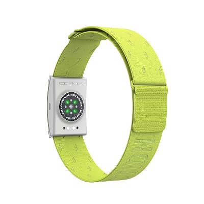 COROS Heart Rate Monitor, Comfort, Easy to wear, Auto-wear Detection, Advanced Sensor, Precise Data, Bluetooth, 38 Hours Battery Life, Connects up to 3 Devices at Once, for Run and Bike-Lime