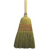 Boardwalk 926YEA Parlor Broom Yucca/Corn Fiber Bristles 42-Inch Wood Handle Natural