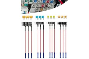 12V Car Add-a-Circuit Fuse Tap, Universal Add-a-Circuit Kit for Micro2/Mini/LP/Std, The No-Cut Solution to Power Your Car Gad