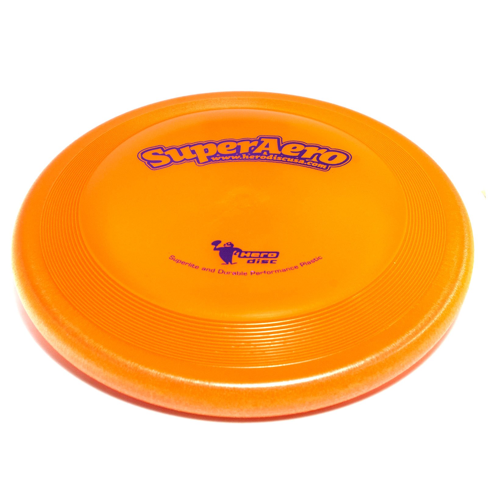 Hero Super Aero Starlite Flying Dog Sport Disc - Orange