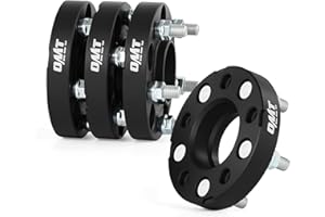Orion Motor Tech 5x4.5 Hubcentric Wheel Spacers 1 inch 70.5mm Bore with M14x1.5 Studs Compatible with 2015-2022 Ford Mustang 